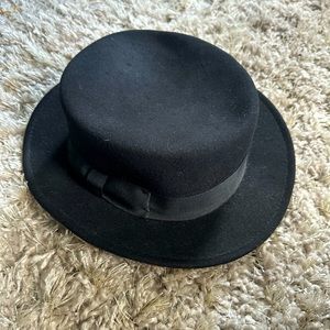 Nasty Gal Black Round Brim Hat